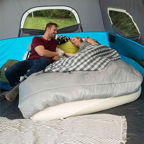 Core 40 Degree Queen Cool Climate Sleeping Bag - Comfortable Bag for Two