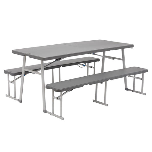 Core 6 Foot Picnic Table 3 - in - 1 Combo - Versatile and Space - Saving Design