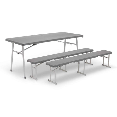 Core 6 Foot Picnic Table 3 - in - 1 Combo - Versatile and Space - Saving Design