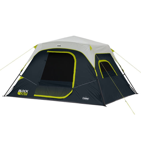 Core 6 Person Instant Blockout Dome Tent - Dark Room Technology for Better Sleep