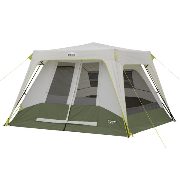 CORE 6 Person Instant Cabin Performance Tent, a durable, reliable tent with performance features and instant setup.