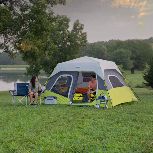 Core 6 Person Instant Cabin Tent 11 x 9 – Effortless Assembly for Families, 60 Second Setup