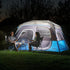 Core 6 Person Lighted Instant Cabin Tent 11 x 9 - Built - In Lighting for Convenience