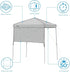 Core 6 x 4 Instant Canopy with Half Sun Wall – Compact Shade Solution with Added Sun Protection