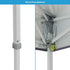 Core 6 x 4 Instant Canopy with Half Sun Wall – Compact Shade Solution with Added Sun Protection