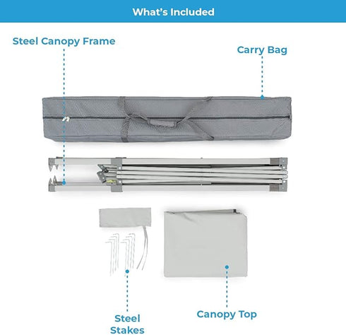 Core 8 x 8 Instant Camping Canopy - Quick Setup for Outdoor Gatherings