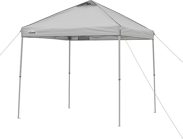CORE 8 x 8 Instant Camping Canopy, a quick-setup shade solution for outdoor gatherings and campsite protection.