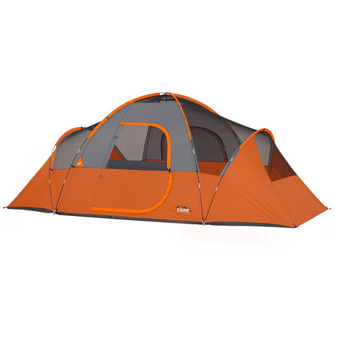 Core 9 Person Extended Dome Tent 16 x 9 - Large Capacity Dome Tent