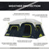 Core 9 Person Instant Blockout Dome Tent - Light - Blocking Family Tent