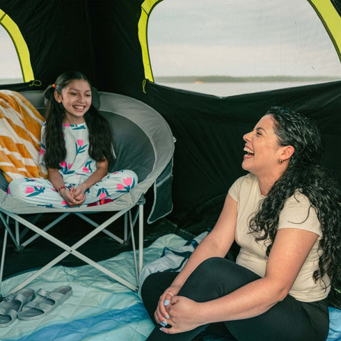 Core 9 Person Instant Blockout Dome Tent - Light - Blocking Family Tent