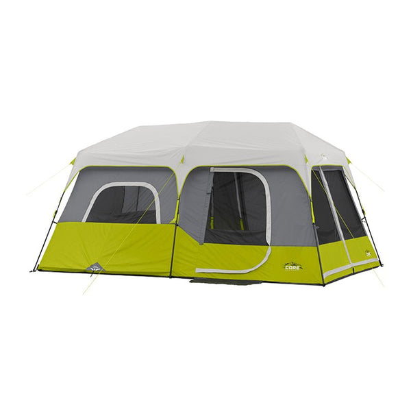 CORE 9 Person Instant Cabin Tent (14 x 9), a spacious, convenient cabin tent with instant setup technology.