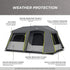 Core 9 Person Instant Cabin Tent with Full Rainfly – Enhanced Weather Resistance, Quick Setup