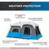 Core 9 Person Lighted Instant Cabin Tent 14 x 9 - Illuminated Family Tent