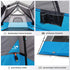 Core 9 Persons Lighted Instant Cabin Tent 14 x 9 – Illuminated Family Tent with Built - In LED Lighting
