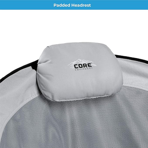 Core Oversized Mesh Round Outdoor Chair - Ventilated and Roomy Seating