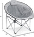 Core Oversized Mesh Round Outdoor Chair - Ventilated and Roomy Seating