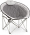 Core Oversized Padded Round Camp Chair - Spacious and Cushioned Design