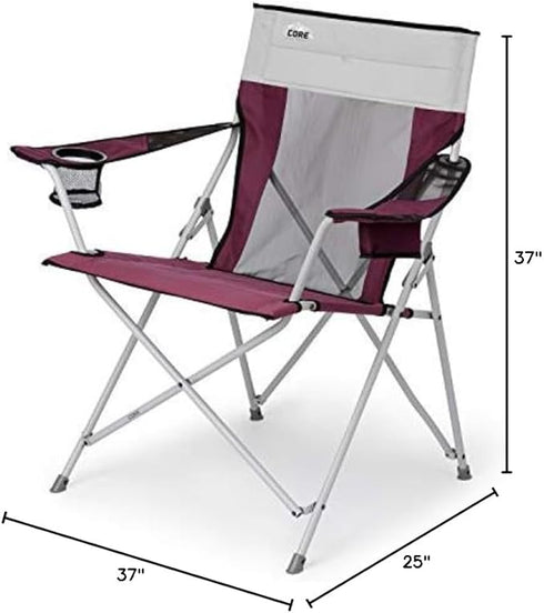 Core Tension Outdoor Folding Chair - Compact and Supportive Design