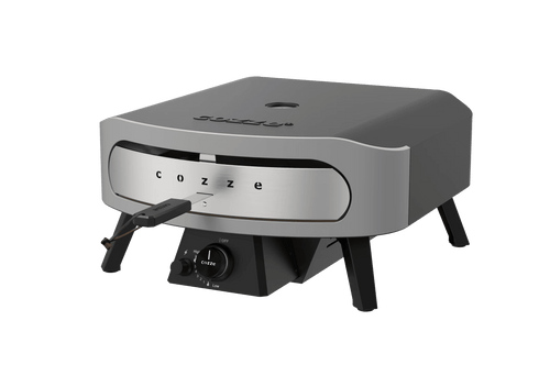 Cozze 17 Inch Classic Gas Pizza Oven, 8 kW Outdoor Pizza Oven for 43 cm Pizzas with Stone, Thermometer and Door
