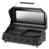 Cozze G-800 Combo Plancha Grill with Lid, 3 Burner 9.5 kW Gas Grill and Griddle with Two Digital Thermometers