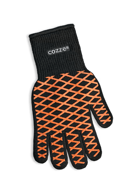 Cozze Pizza Oven Glove, 350C Heat Resistant Glove with Long Cuff, EN 388 and EN 407, Fits Left or Right Hand