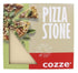 Cozze Pizza Stone for Oven 34.5 x 34.5 cm - Perfect for Crispy Homemade Pizzas