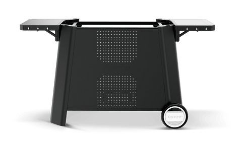 Cozze Premium Cart XL for 800 Series Grills, 146 cm Outdoor Grill Cart with Side Tables and Gas Bottle Storage