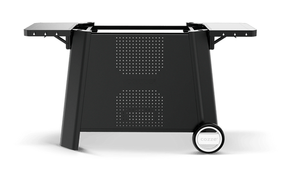 Cozze Premium Cart XL for 800 Series Grills, 146 cm Outdoor Grill Cart with Side Tables and Gas Bottle Storage