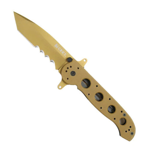 CRKT M16 Special Forces Folding Knife with Veff Serrations - Military-Grade Utility Knife