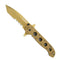 CRKT M16 Special Forces Folding Knife with Veff Serrations - Military-Grade Utility Knife
