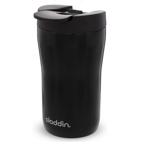 Aladdin Latte LeakLock 0.25L Coffee Mug POS Collateral - Compact Counter Display - Promotional Material for Small Coffee Mugs