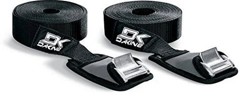 Dakine Baja Tie Down Straps Set of 2, 12 ft Roof Rack Straps with 1-3/8 in Cam Buckle and Neoprene Cover