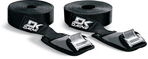 Dakine Baja Tie Down Straps Set of 2, 12 ft Roof Rack Straps with 1-3/8 in Cam Buckle and Neoprene Cover