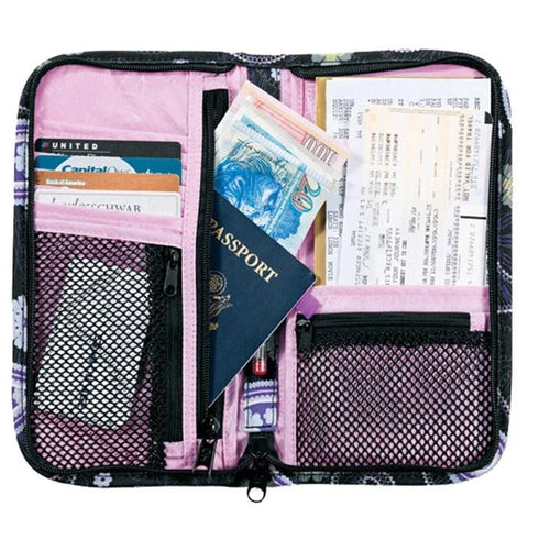 Dakine Jetaway Women's Travel Sleeve, Passport and Document Organiser with Boarding Pass Pocket and Wrist Strap