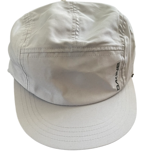 Dakine Surf Cap, Quick-Dry Water Cap with Ear Vents, Flip-Up Brim and Adjustable Chin Strap in Grey or Khaki