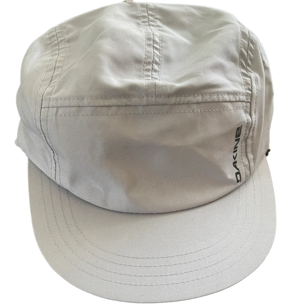 Dakine Surf Cap, Quick-Dry Water Cap with Ear Vents, Flip-Up Brim and Adjustable Chin Strap in Grey or Khaki