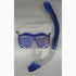 Diving Mask and Snorkel Set ST3500 in Purple, Tempered Glass Swim Mask with Splash Guard Snorkel