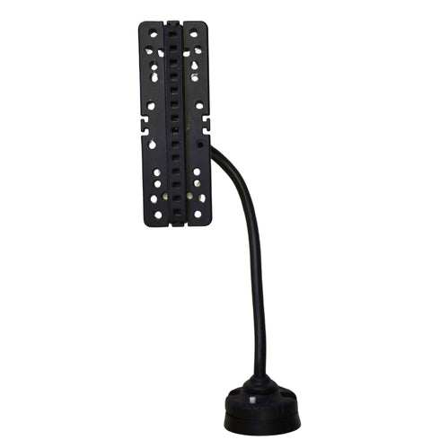 DIY Kayak Mounting Panel, Rail-Mount Plate with Flexible Arm for Fish Finders and Accessories