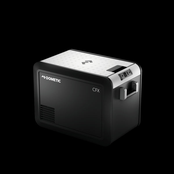 Dometic CFX3 45 Travel Fridge, a reliable, portable electric cooler/freezer ideal for road trips and camping.