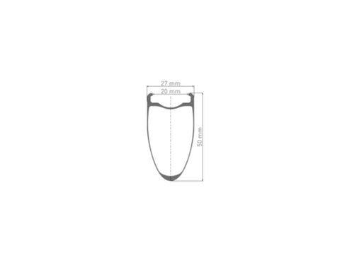 DT Swiss ARC 1400 Front Road Wheel 50 mm