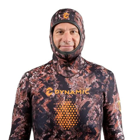 DYNAMIC NORD SFS - 3 FREE DIVE SUIT 3MM HOODED JACKET + PANT CAMO