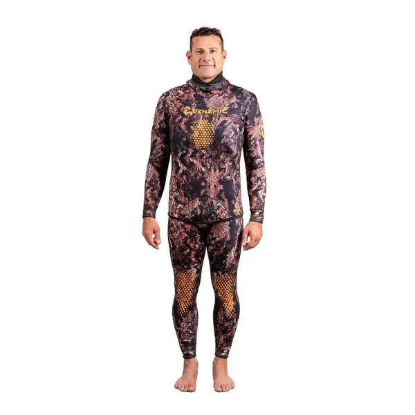 DYNAMIC NORD SFS - 5 FREE DIVE SUIT 5MM HOODED JACKET + PANT CAMO
