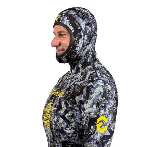 DYNAMIC NORD SFS - 5 FREE DIVE SUIT 5MM HOODED JACKET + PANT CAMO