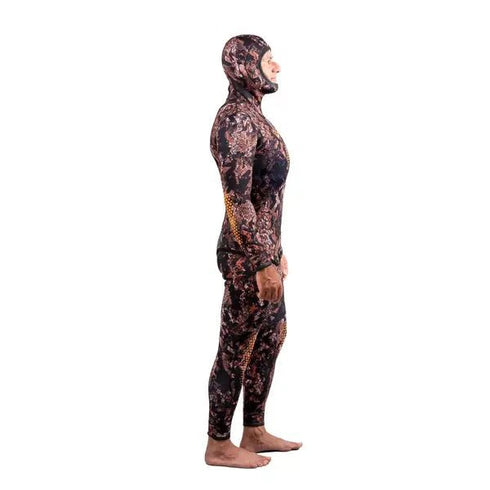DYNAMIC NORD SFS - 5 FREE DIVE SUIT 5MM HOODED JACKET + PANT CAMO