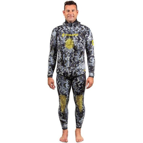 DYNAMIC NORD SFS - L2 FREE DIVE SUIT LYCRA HOODED JACKET + PANT CAMO