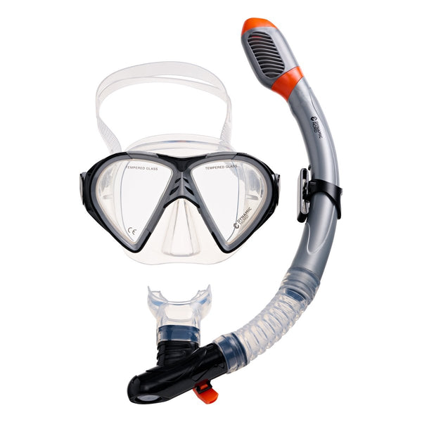 Dynamicnord Combo Borneo Mask + Snorkel Set Silver L