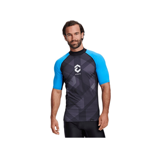 Dynamicnord Rg - 21 Rashguard Short Sleeve Men Black/Blue