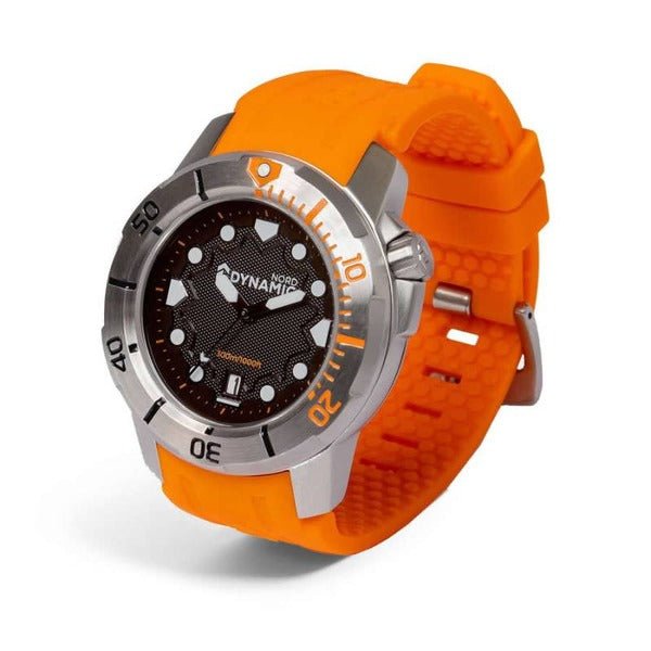 Dynamicnord Watch St - 300 316L Stainless Steel Brushed/Orange