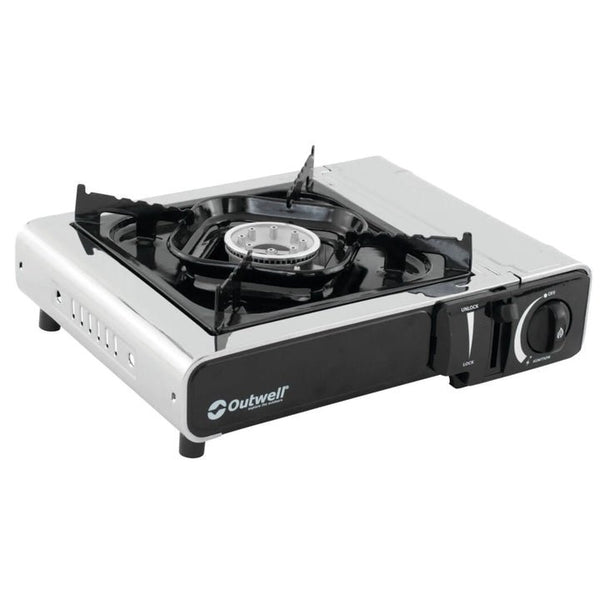 Easy Camp Appetizer Solo, Single Burner Portable Gas Stove, Compact Folding Design, Suitable for Solo Camping/Backpacking