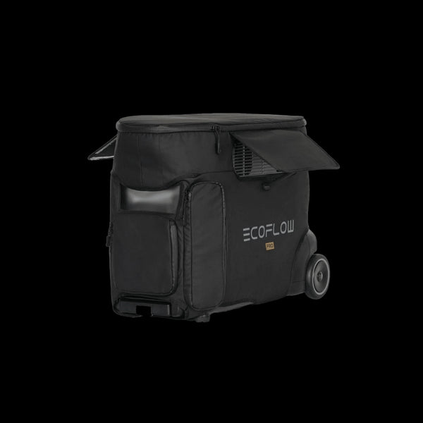EcoFlow Delta Pro Bag, a heavy-duty carrying case with a shoulder strap for the large power station.
